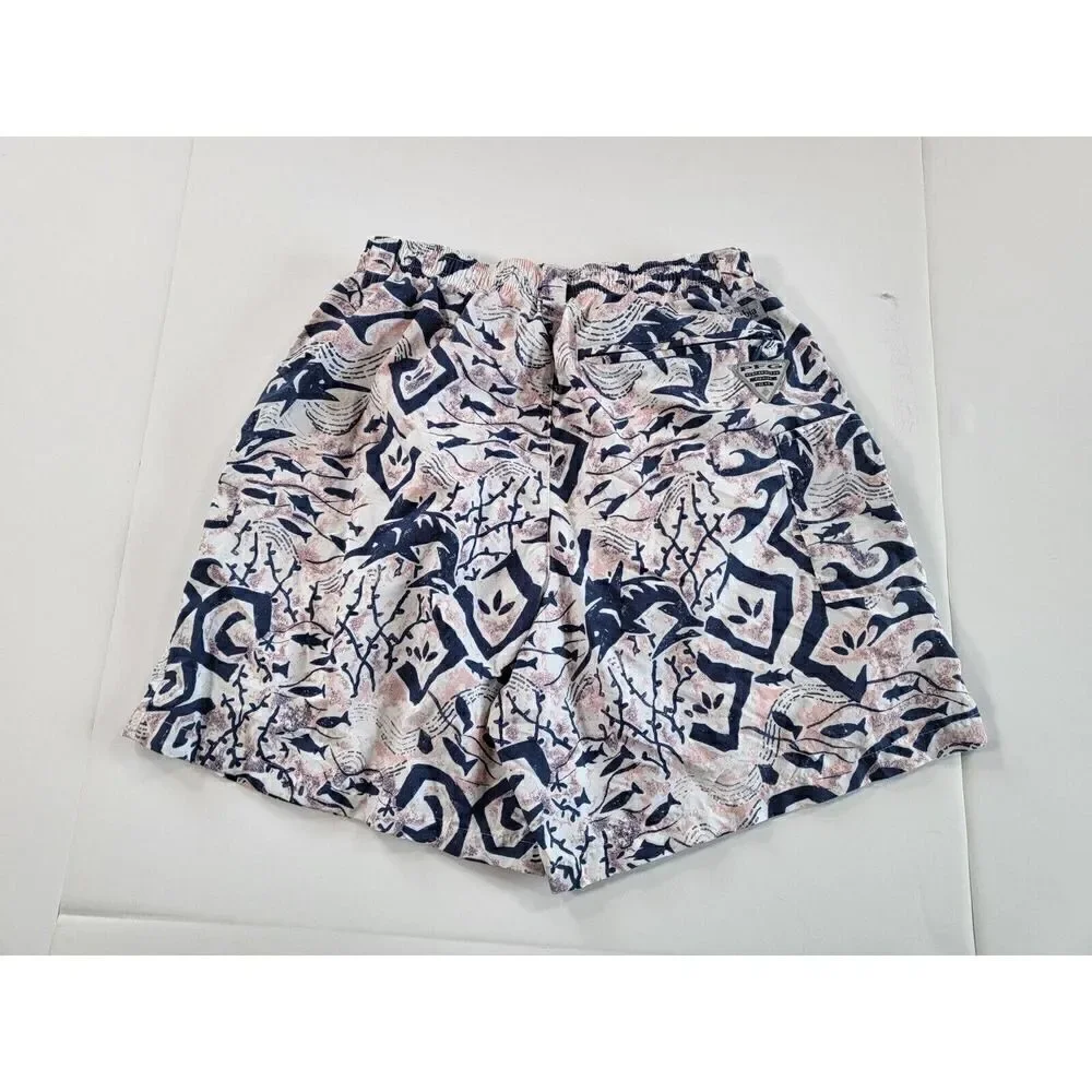 Columbia PFG Floral UGA Lined 6” Swim Trunk Shorts Men's Sz Small - Picture 8 of 10